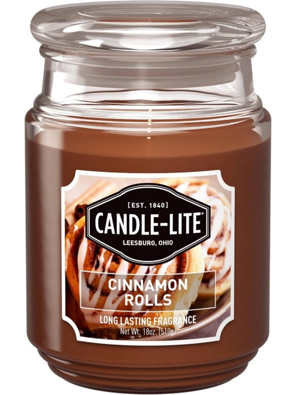 Cinnamon Rolls Scented Candle - 18 oz Aromatherapy, Long-Lasting 110 Hours